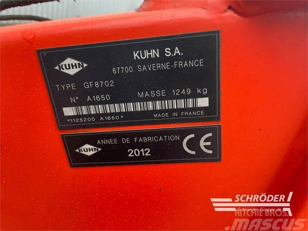 Kuhn GF 8702 Граблі і сінозворушувачі