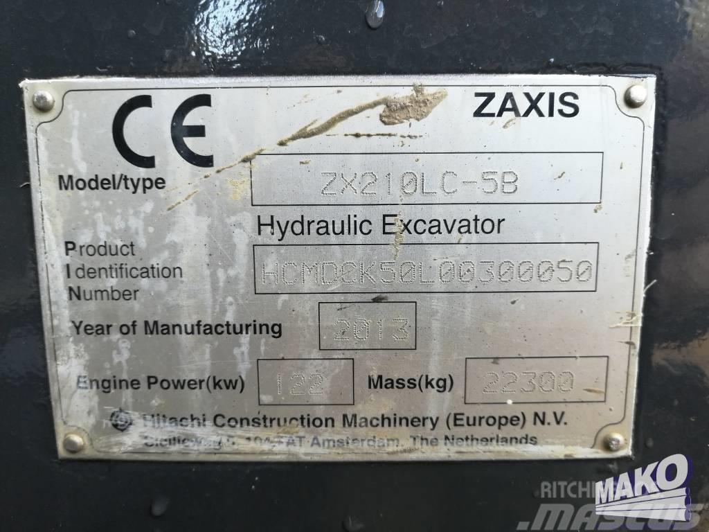 Hitachi ZX 210 LC-5 B Гусеничні екскаватори