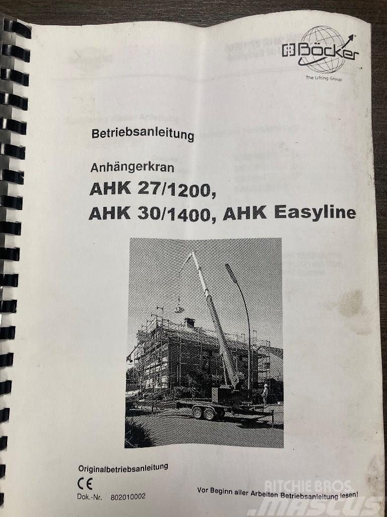 Bocker AHK 27/1200 Easyline автокрани