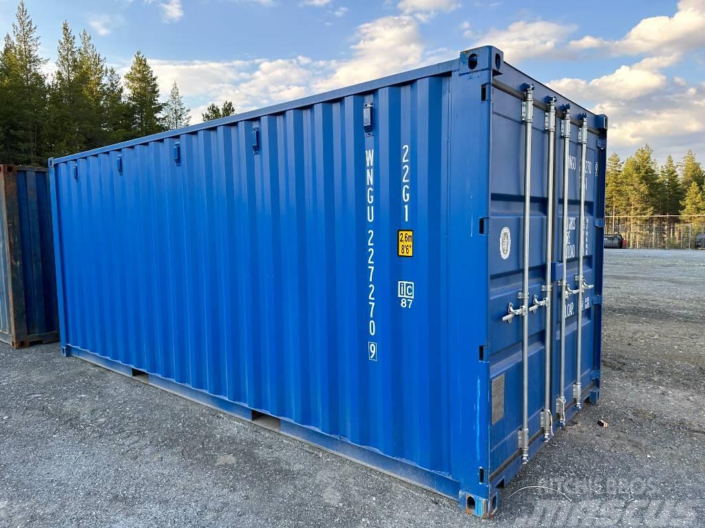  Sjöfartscontainer Container 20fot 20fots nya blå m Транспортні контейнери