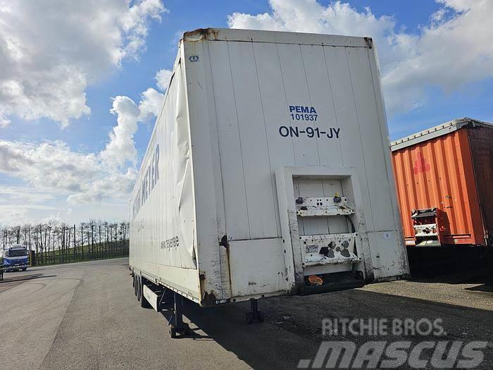 Krone sd | 3 axle mega closed box trailer| damage in fro Інші напівпричепи