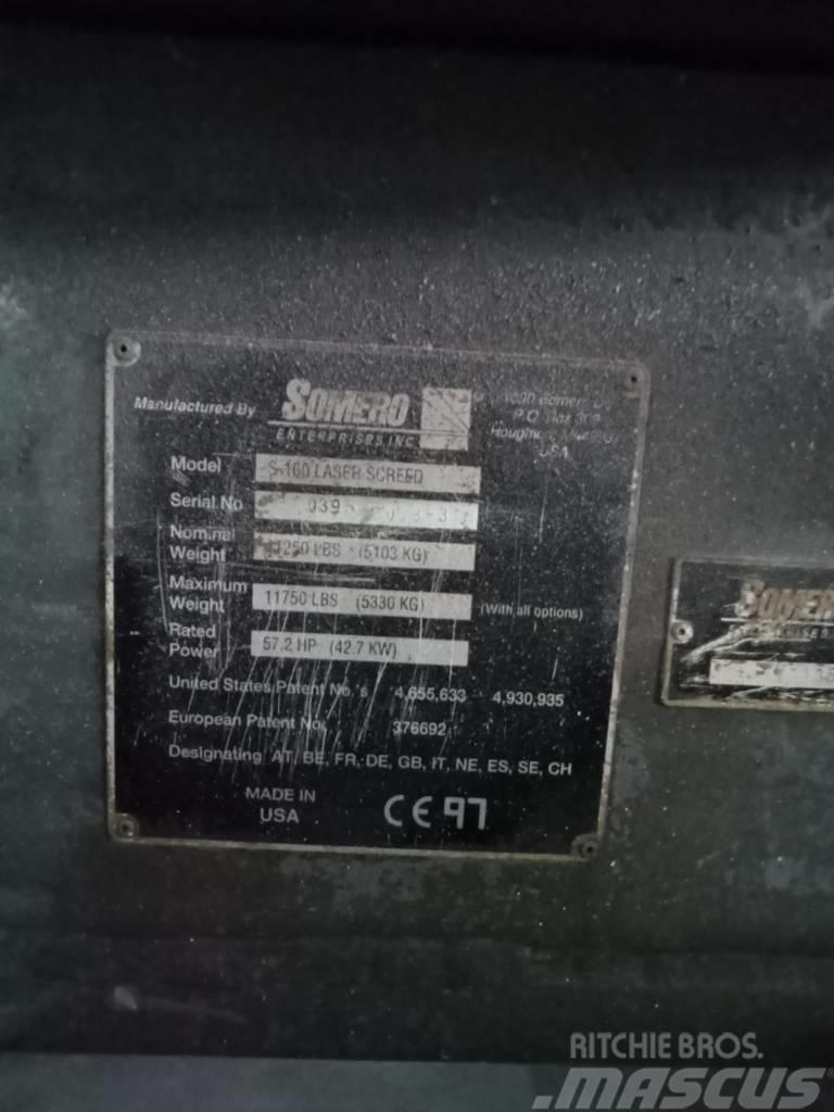 Somero S-160 Laser Screed Бетонні розподільні буми