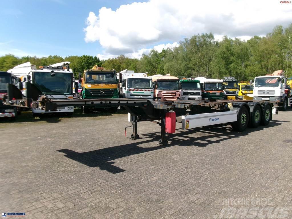 Krone 3-axle container trailer 20-30-40-45 ft DA08LNA Напівпричепи для перевезення контейнерів