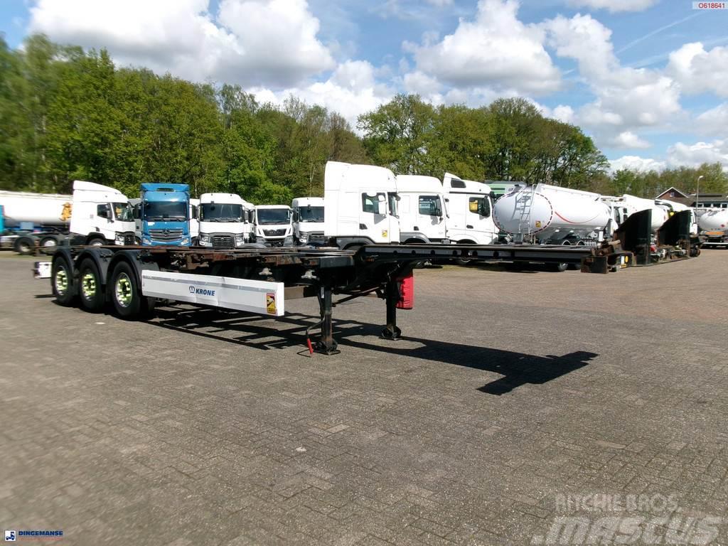 Krone 3-axle container trailer 20-30-40-45 ft DA08LNA Напівпричепи для перевезення контейнерів