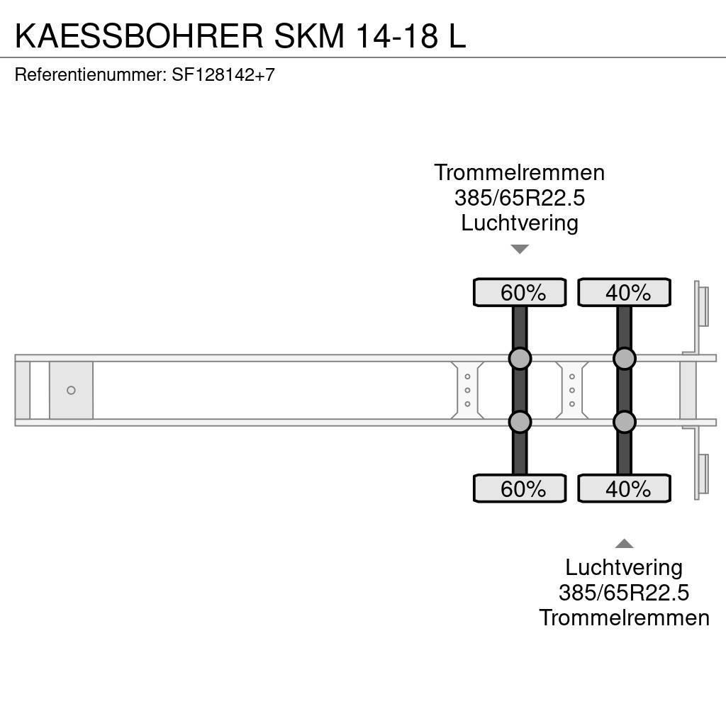 Kässbohrer SKM 14-18 L Напівпричепи-самоскиди