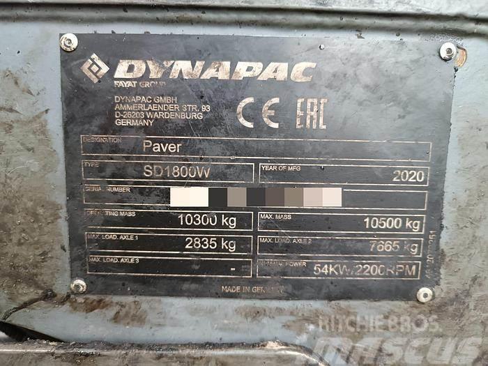 Dynapac SD1800W Асфальтовкладачі