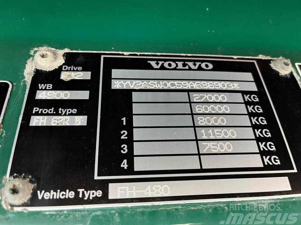 Volvo FH 480 6x2*4 HMF 2420 K5 / PLATFORM L=7116 mm / HY Автокрани