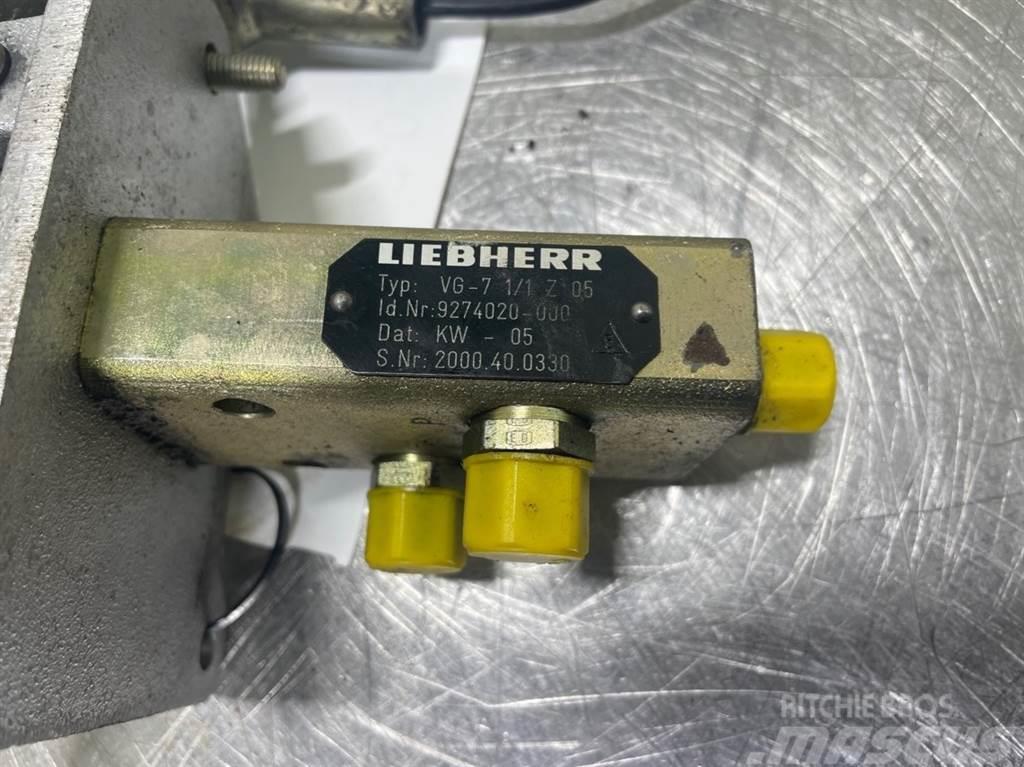 Liebherr A316-9274020/9198863-Servo valve/Pedal Гідравліка