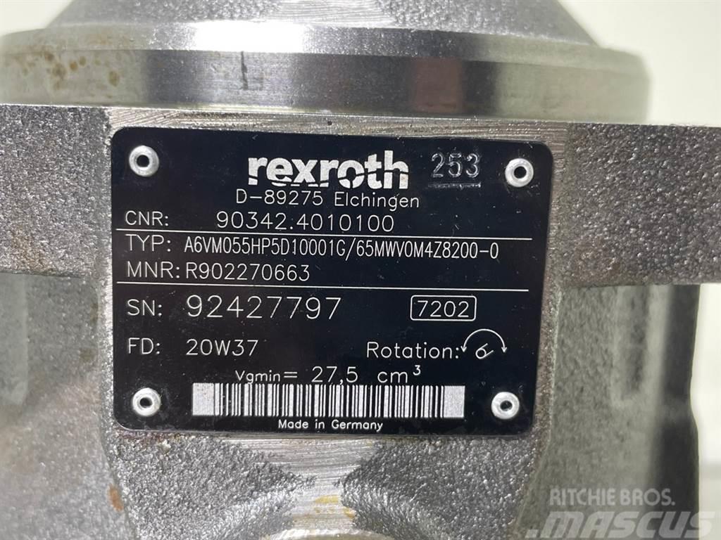 Rexroth A6VM055HP5D10001G-R902270663-Drive motor/Fahrmotor Гідравліка