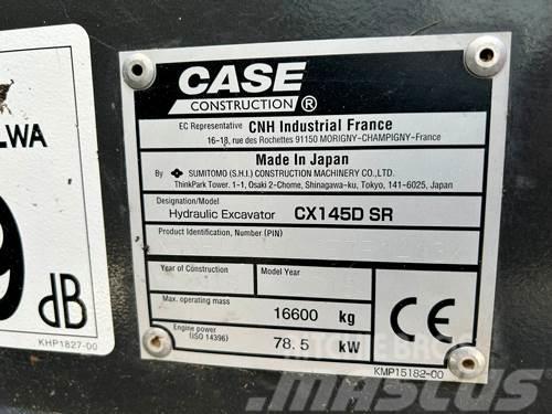 CASE CX145D SR Гусеничні екскаватори