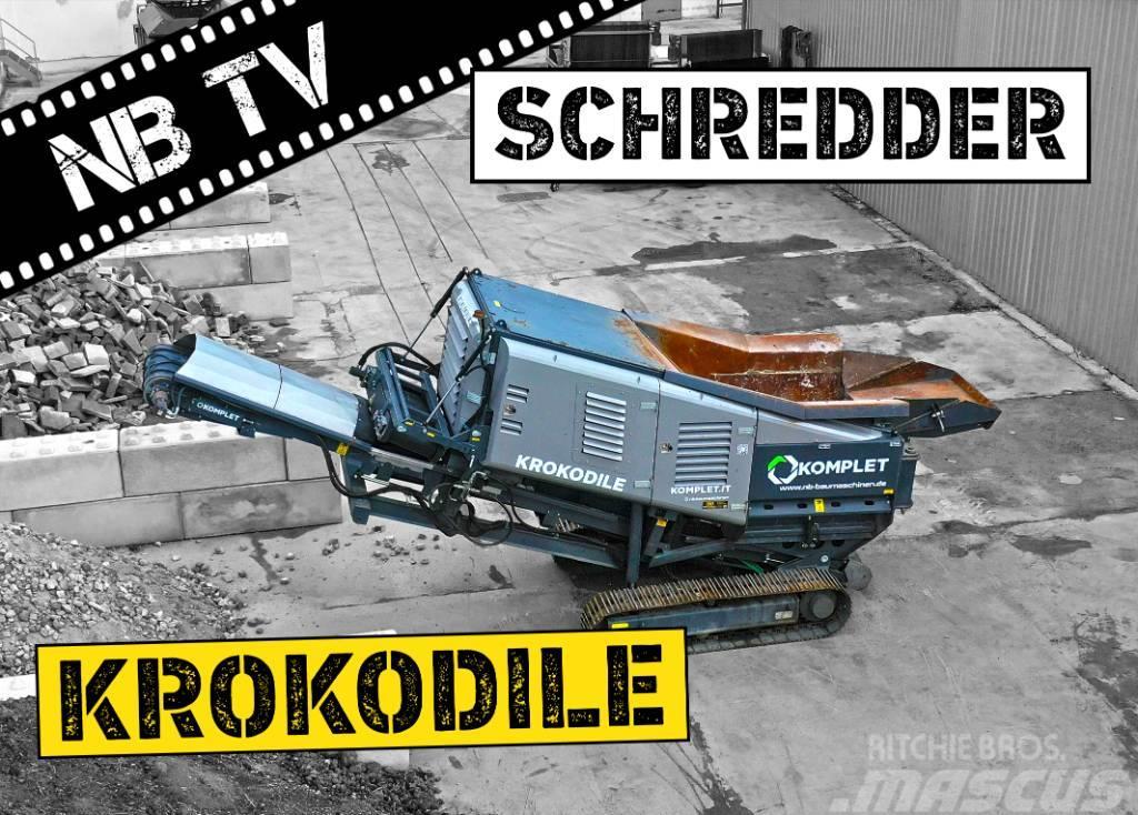 Komplet Mobiler Schredder Krokodile - bis zu 200 t/h Знищувачі сміття  (шредери)
