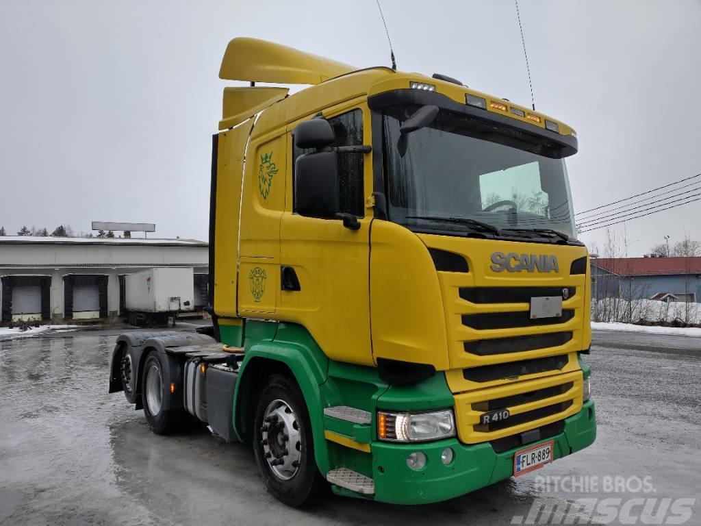 Scania R410 6x2 hydrauliikka, ADR,Euro6 Тягачі
