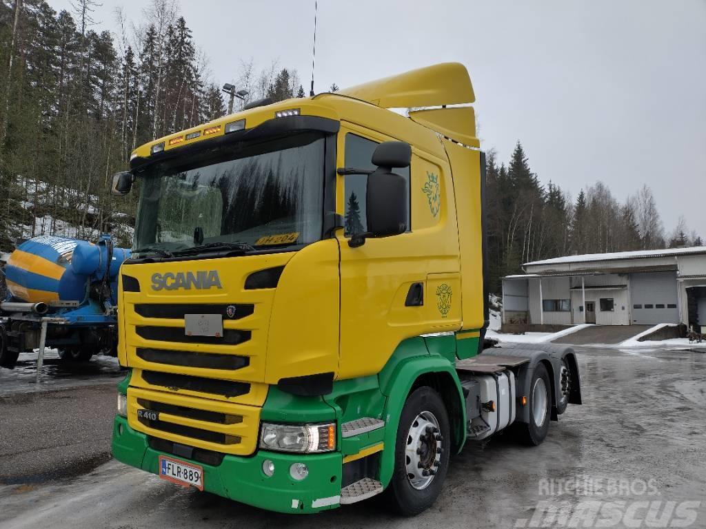 Scania R410 6x2 hydrauliikka, ADR,Euro6 Тягачі