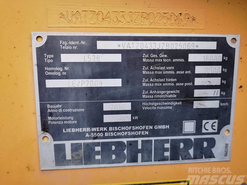 Liebherr 538 Фронтальні навантажувачі