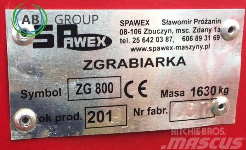 Spawex zgrabiarka Tajfun ZG-800 Граблі і сінозворушувачі