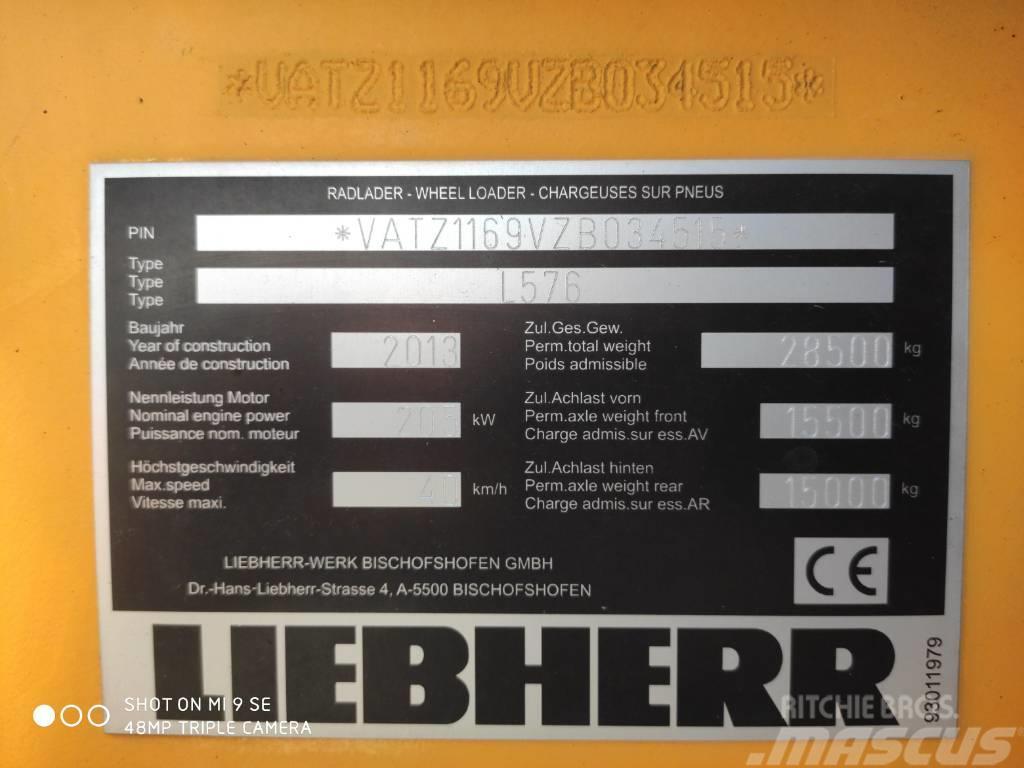 Liebherr L576 New Generation Bj 2013' Фронтальні навантажувачі