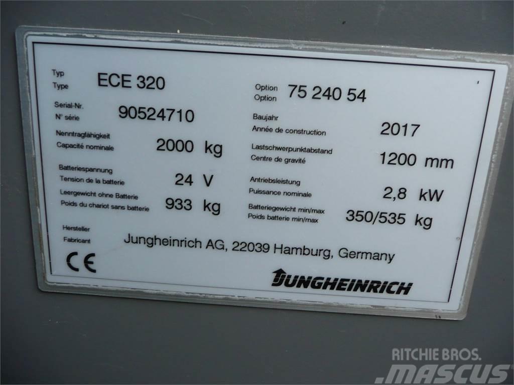 Jungheinrich ECE 320 2400x540mm Підбирачі замовлень з нижніх ярусів