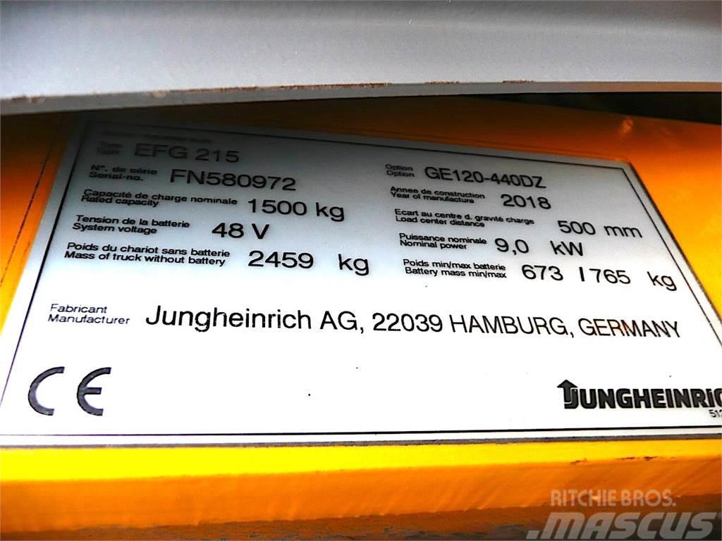 Jungheinrich EFG 215 440 DZ Електронавантажувачі