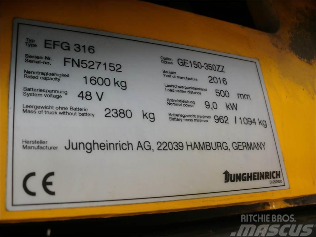 Jungheinrich EFG 316 350 ZT Електронавантажувачі
