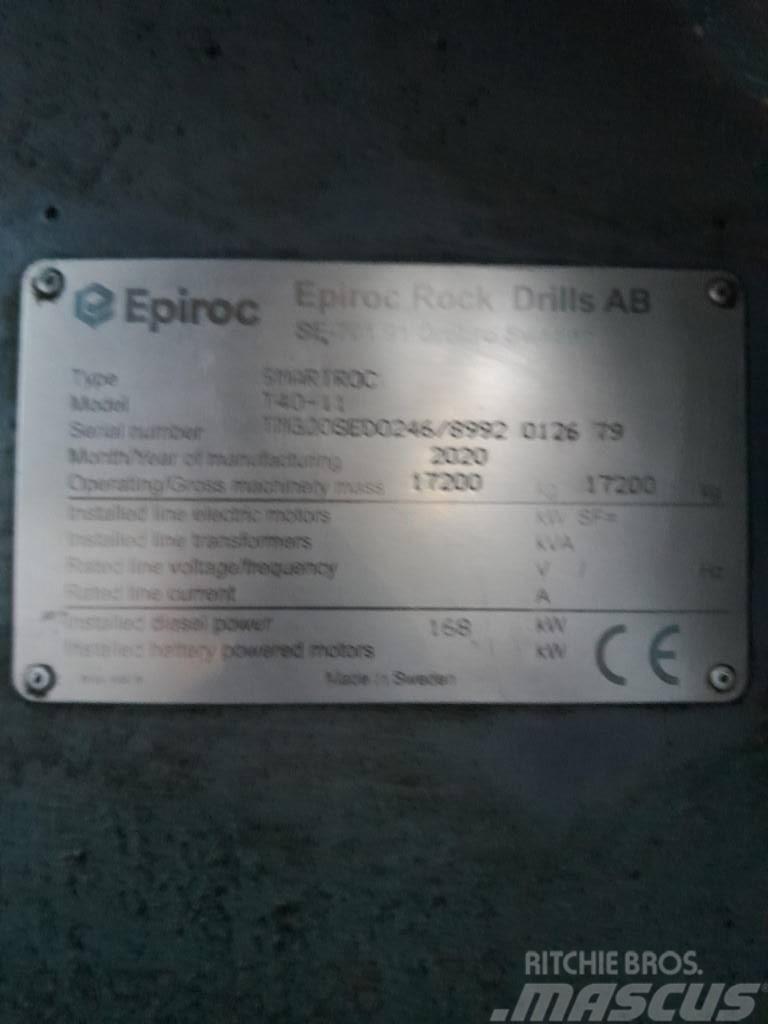 Epiroc SMARTROC T40-11 Свердлильні установки