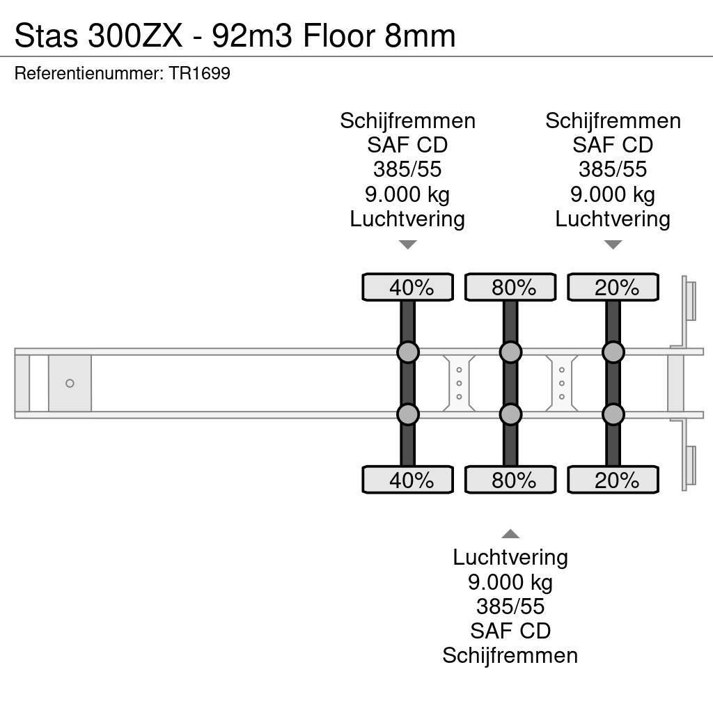 Stas 300ZX - 92m3 Floor 8mm Напівпричепи з рухомою підлогою