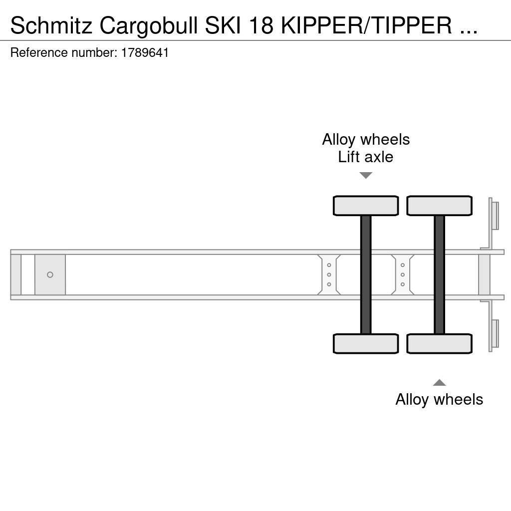 Schmitz Cargobull SKI 18 KIPPER/TIPPER TRAILER/AUFLIEGER Напівпричепи-самоскиди