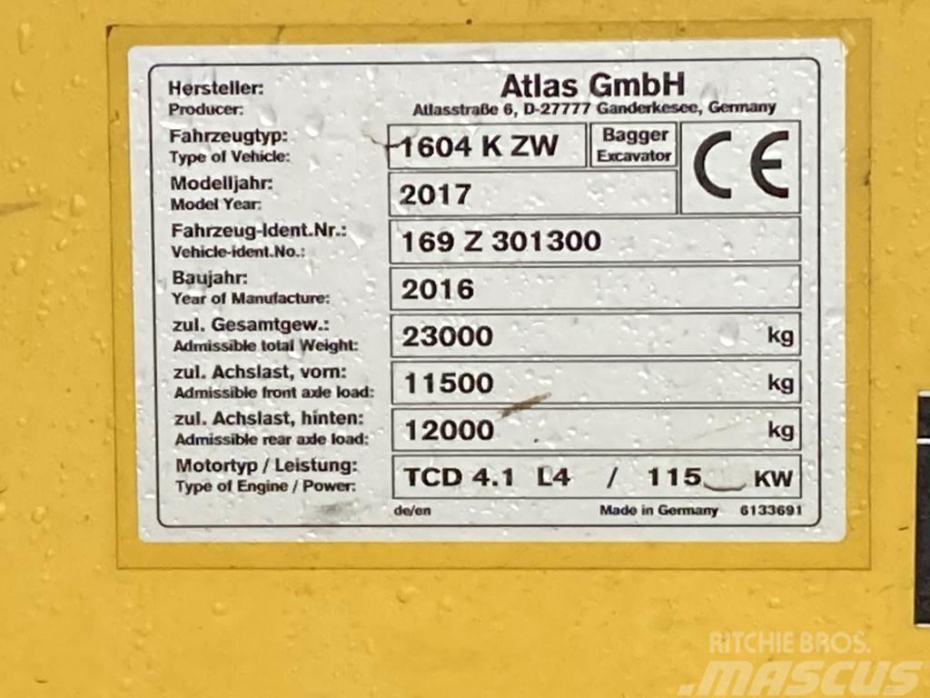 Atlas AB1604K Колісні екскаватори