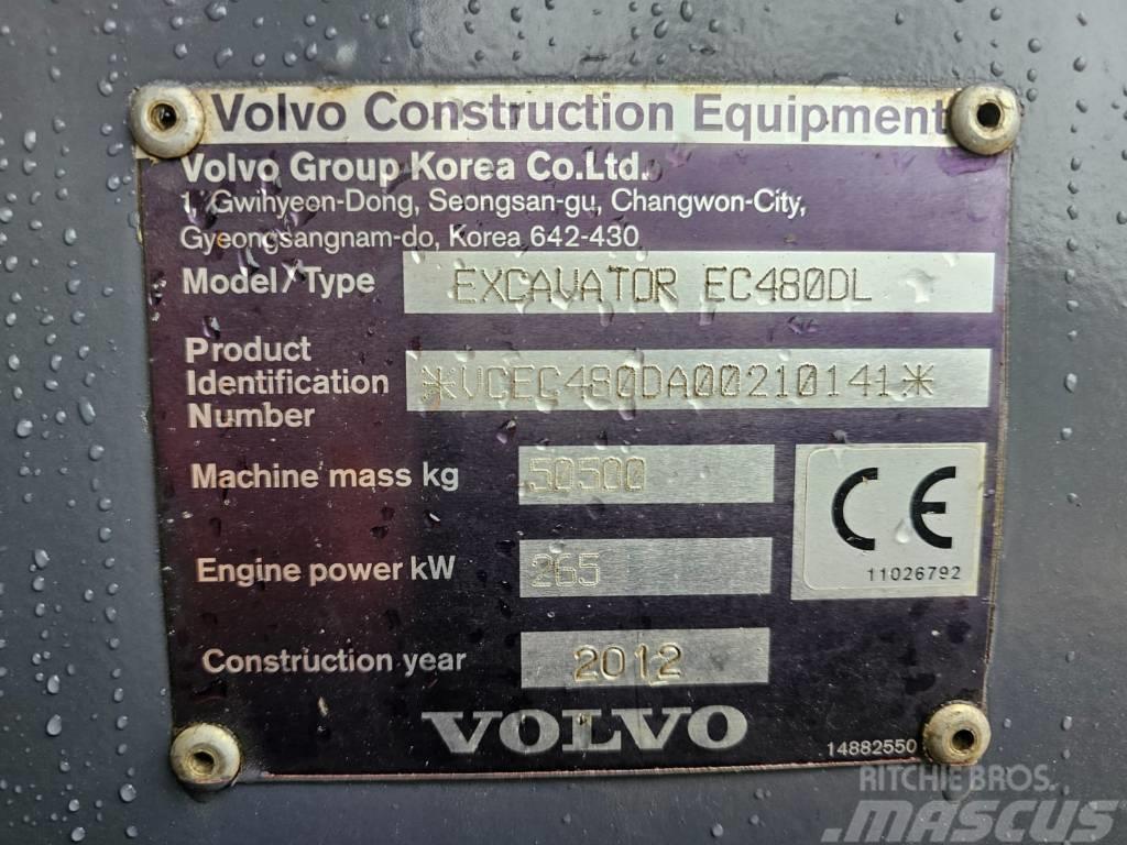 Volvo EC480DL / ec460 ec360 ec380 Гусеничні екскаватори