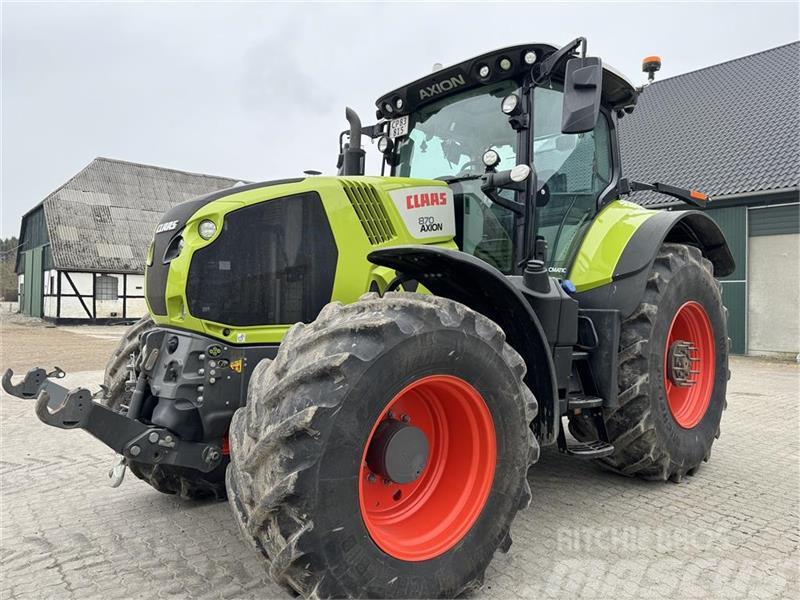 CLAAS AXION 870 CMATIC Med Trimple GPS Трактори