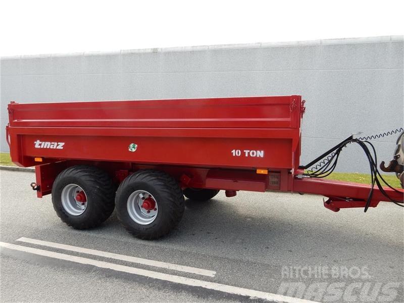 Tinaz 10 tons dumpervogn med slidsker Інша комунальна техніка