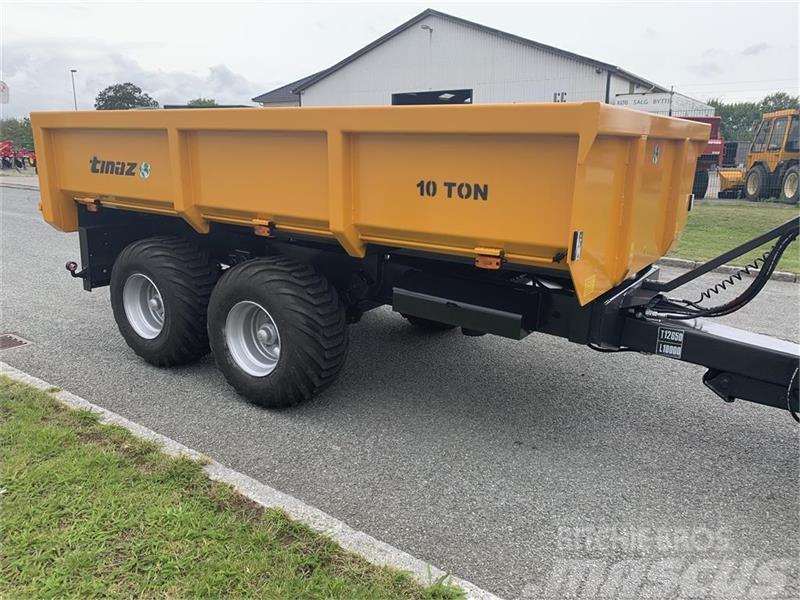 Tinaz 10 tons dumpervogn med hydr. bagklap - 60 cm sider Інша комунальна техніка