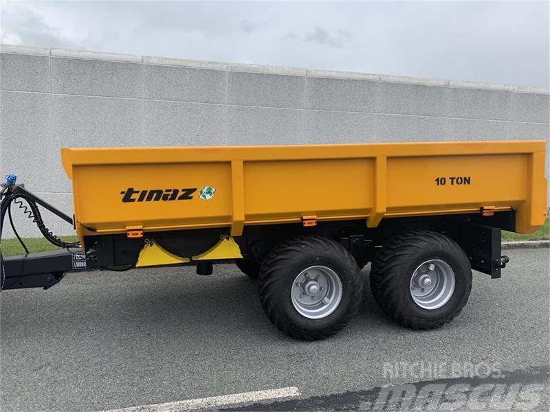 Tinaz 10 tons dumpervogn med hydr. bagklap - 60 cm sider Інша комунальна техніка