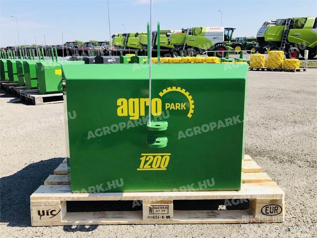  1200 kg front hitch weight, in green color Фронтальні ваги
