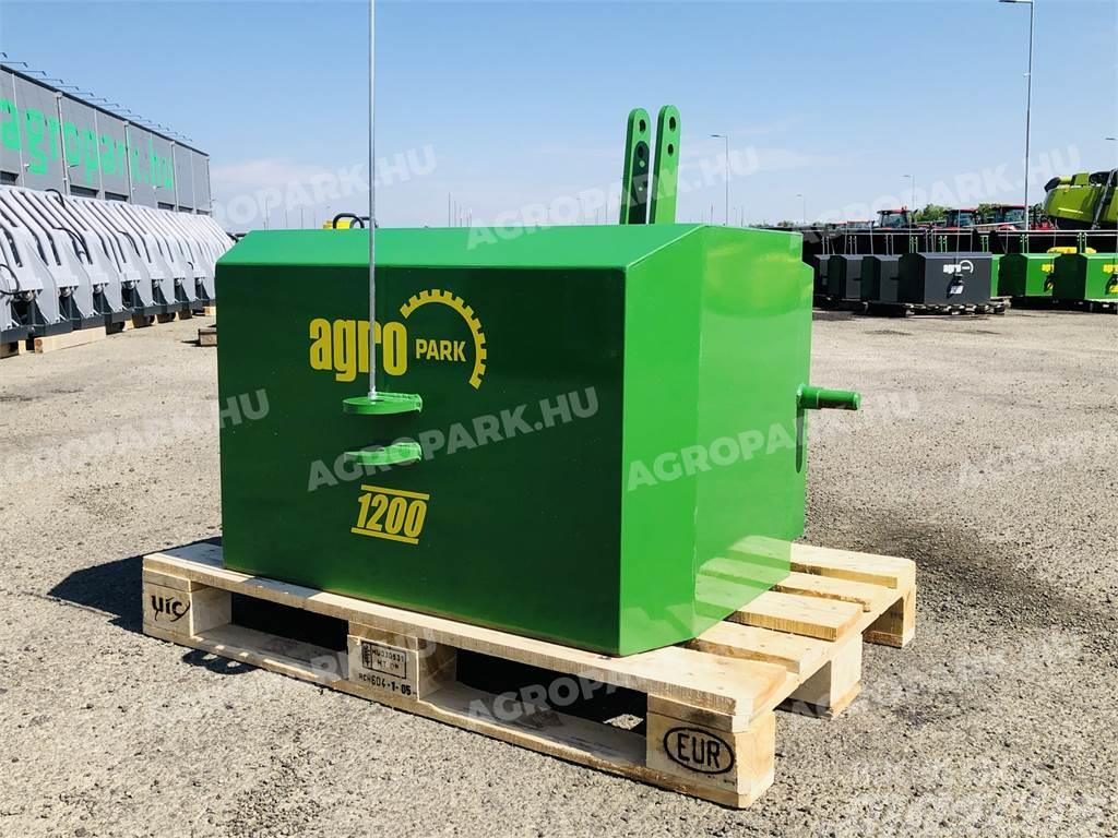  1200 kg front hitch weight, in green color Фронтальні ваги