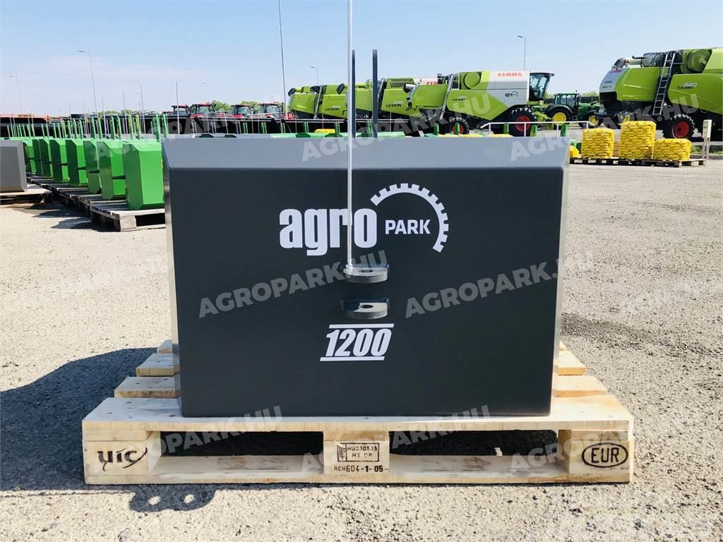  1200 kg front hitch weight, in gray color Фронтальні ваги