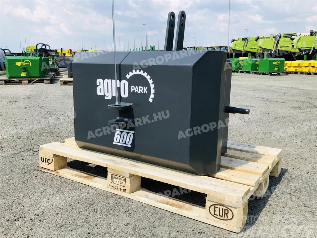  600 kg front hitch weight, in gray color Фронтальні ваги