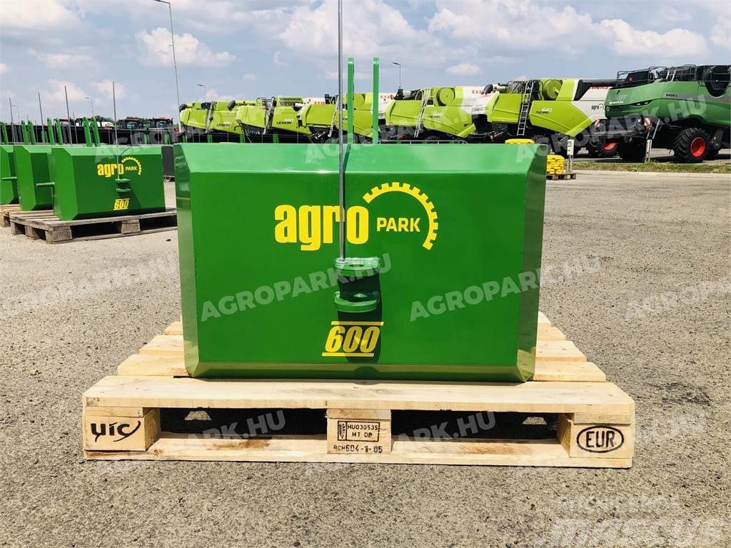  600 kg front hitch weight, in green color Фронтальні ваги