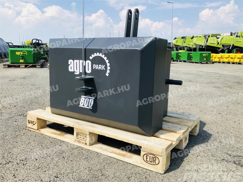  800 kg front hitch weight, in gray color Фронтальні ваги