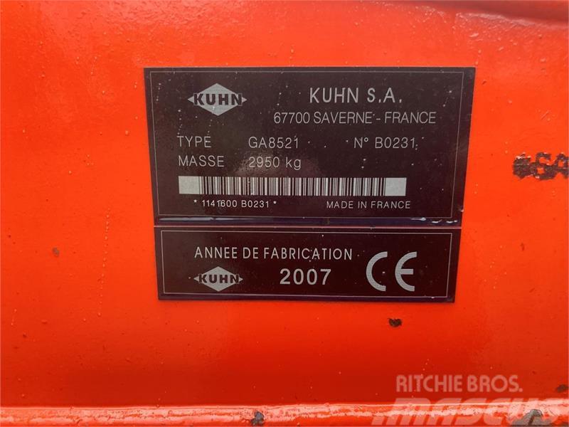 Kuhn GA 8521 To-rotorrive Граблі і сінозворушувачі