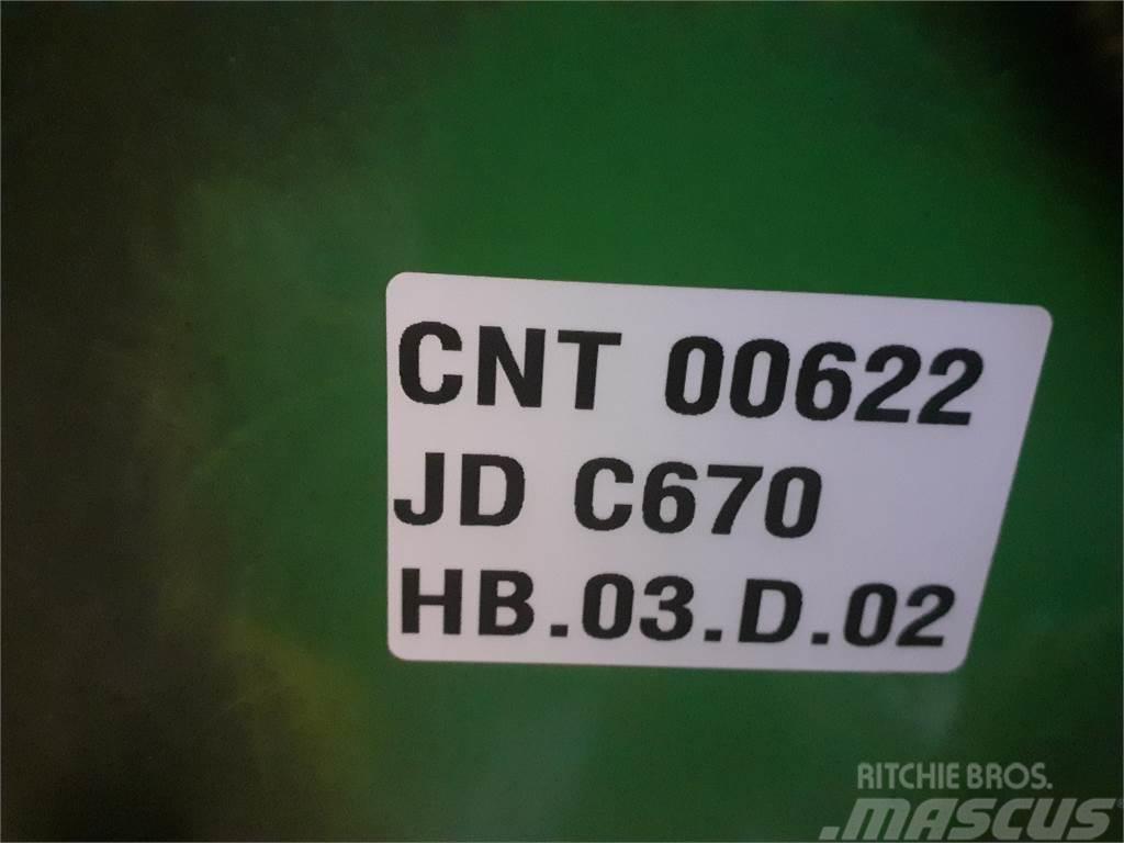 John Deere C670 Додаткове обладнання для збиральних комбайнів