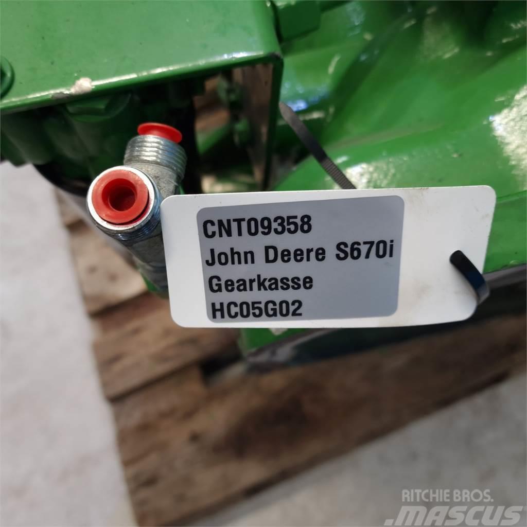 John Deere S670 Коробка передач