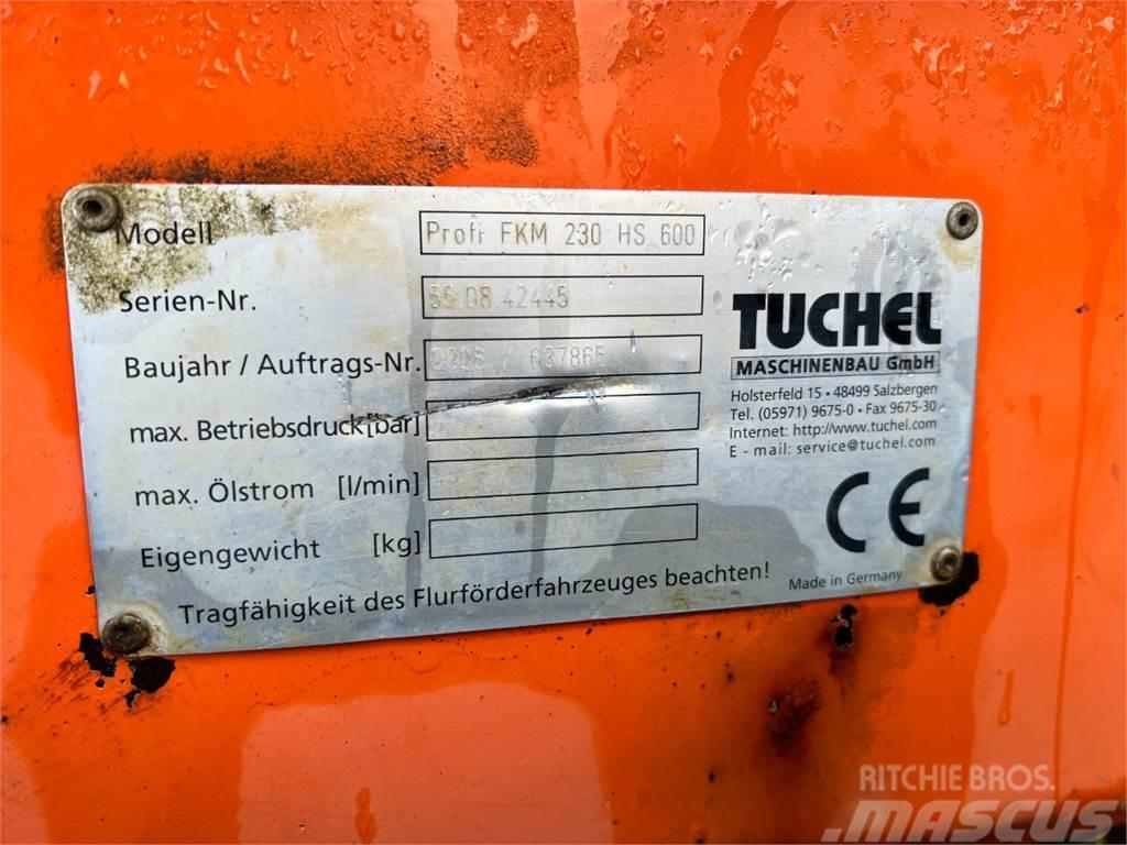 Tuchel Profi 660 kost - 230 cm. bred / Volvo ophæng Фронтальні навантажувачі