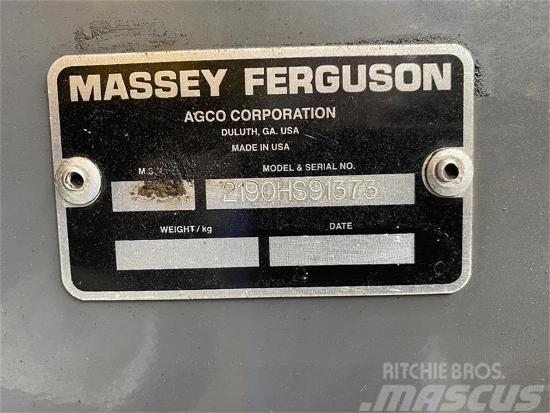 Massey Ferguson 2190 Тюкові прес-підбирачі