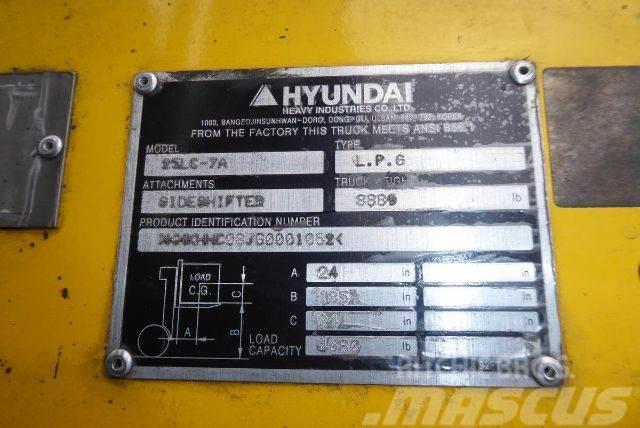Hyundai 25LC-7A Інше