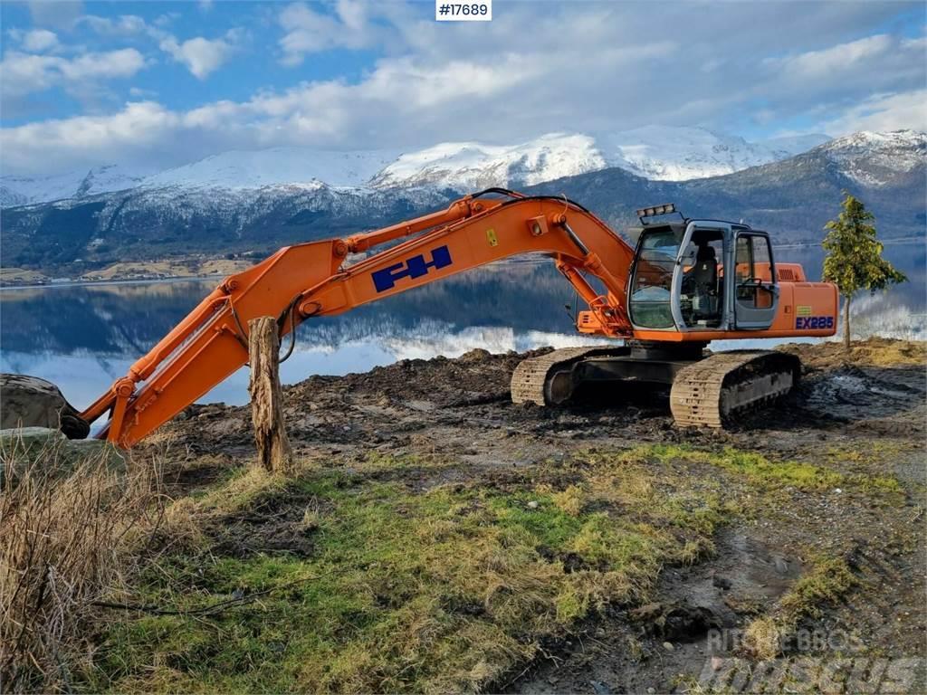 Fiat-Hitachi EX 285 for sale with digging tray Гусеничні екскаватори