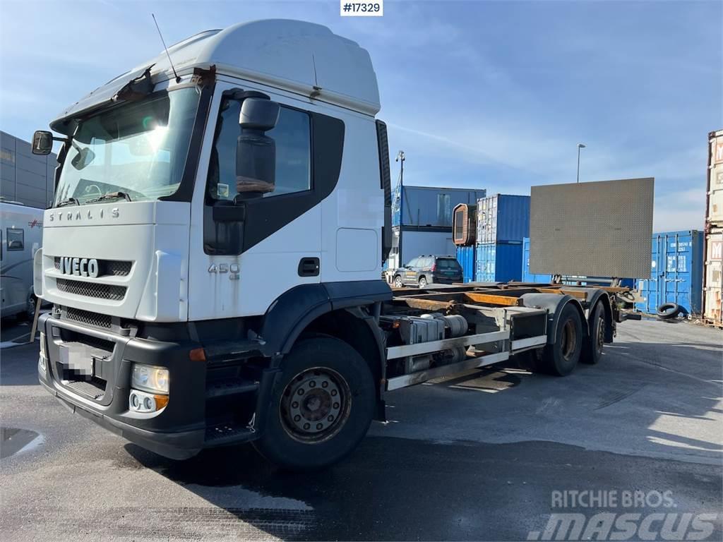 Iveco AT260S conteiner chassi 6x2 rep. Object Шасі з кабіною