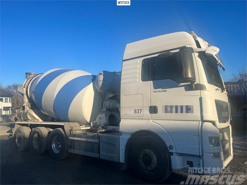 MAN TGX 35.480 8x4 Concrete truck w/ Putzmeister super Бетономішалки (Автобетонозмішувачі)