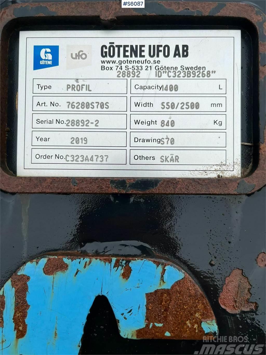 Götene UFO S70 Profile bucket Ковші