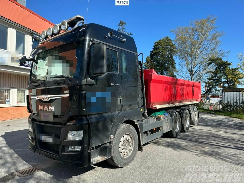 MAN TGX 35.480 8x4 Tridem Hook Truck, See video Вантажівки з гаковим підйомом