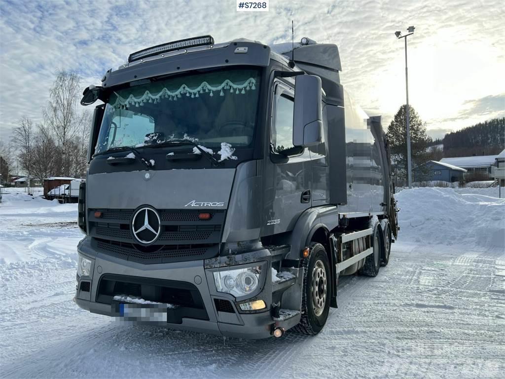 Mercedes-Benz Actros 963-0-C Garbage Truck Rear Loader SEE VIDEO Сміттєвози